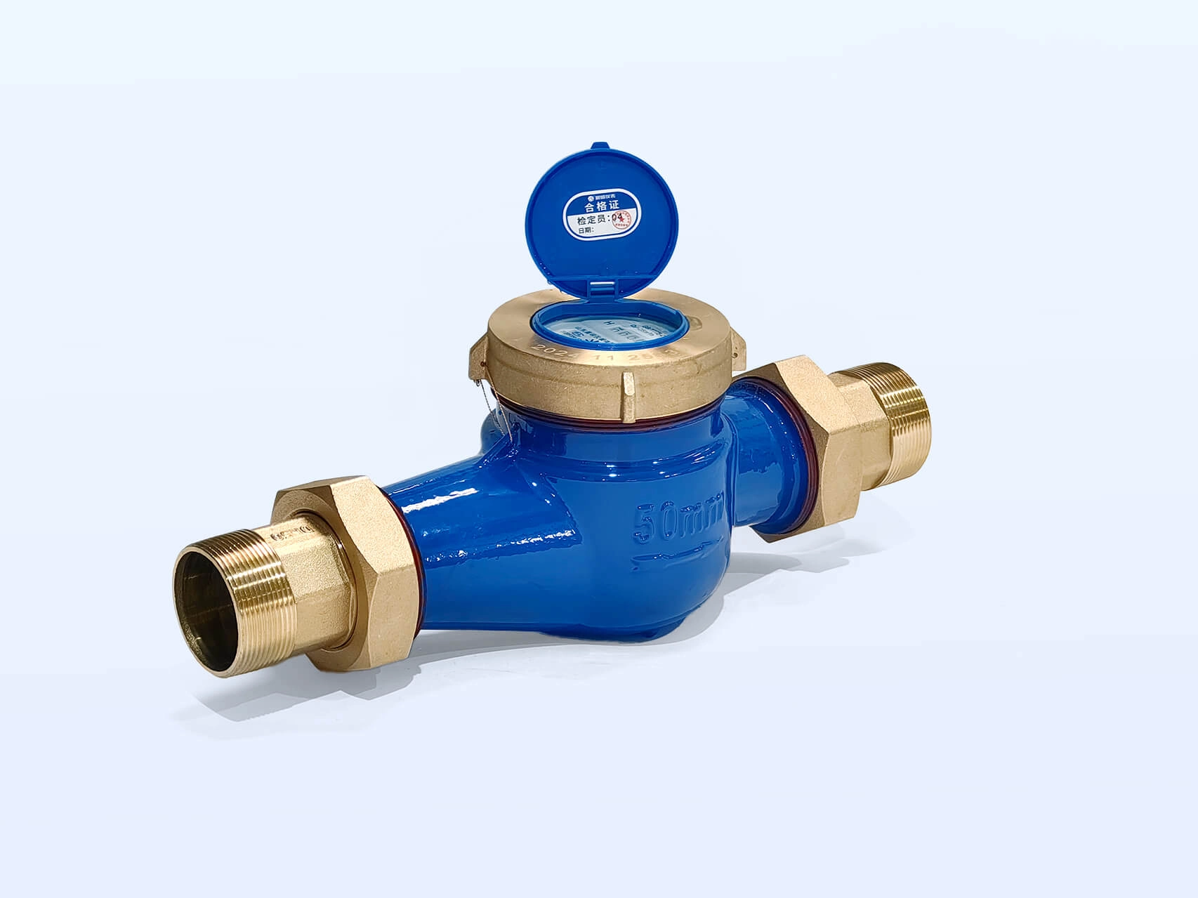 Rotary Mechanical Water Meter LXS-50 BRASS