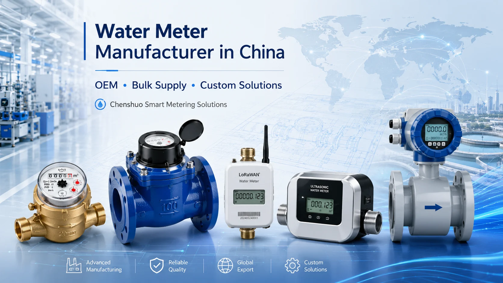 Water Meter Manufacturer in China OEM, Bulk Supply, and Custom Solutions