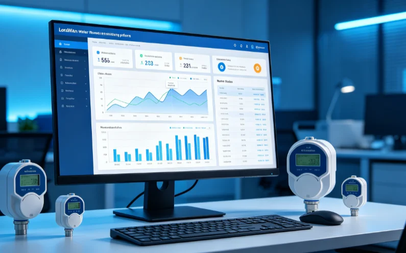 Smart water remote monitoring dashboard
