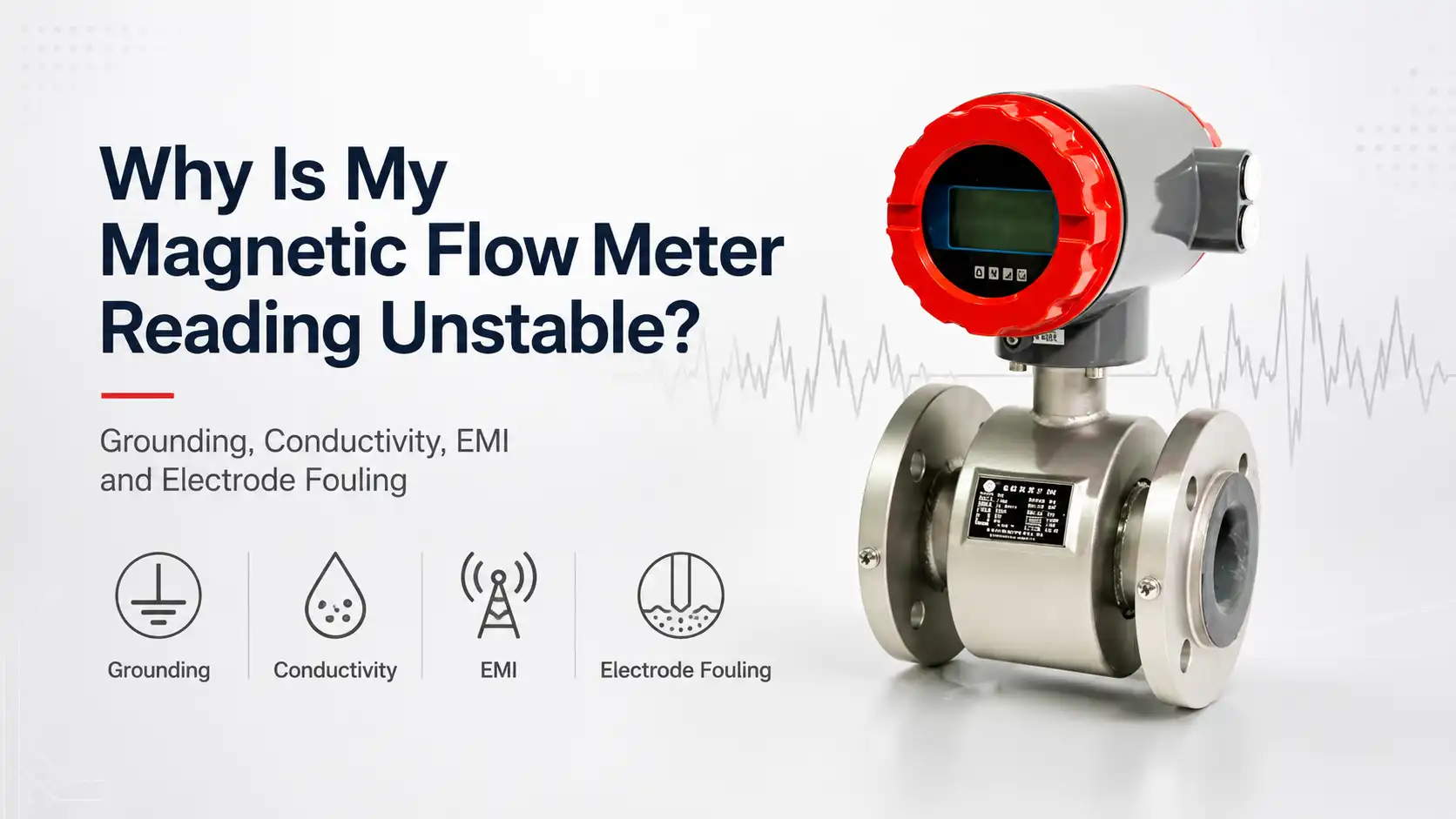 Why is my magnetic flow meter unstable
