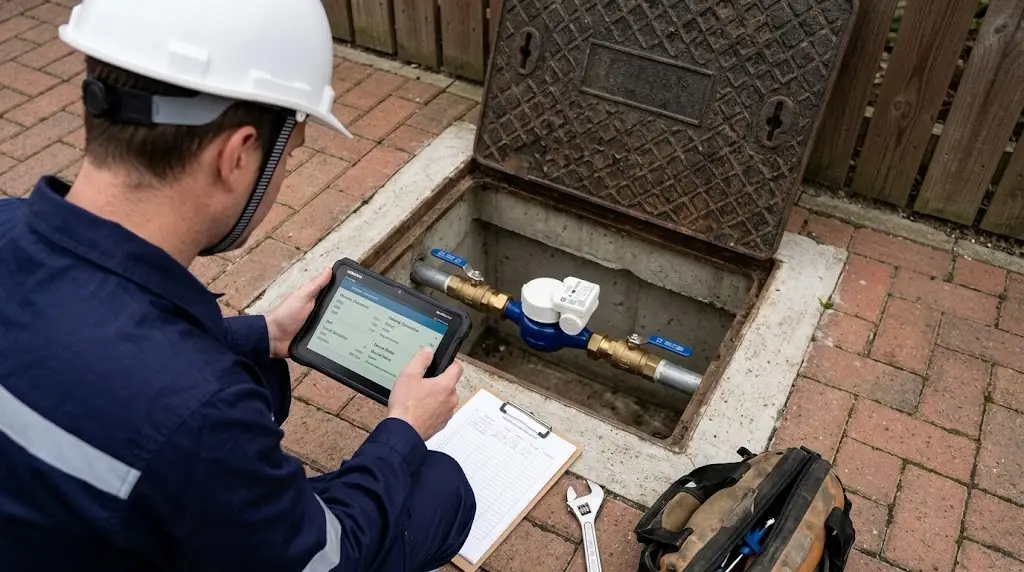lorawan water-meter signal coverage test
